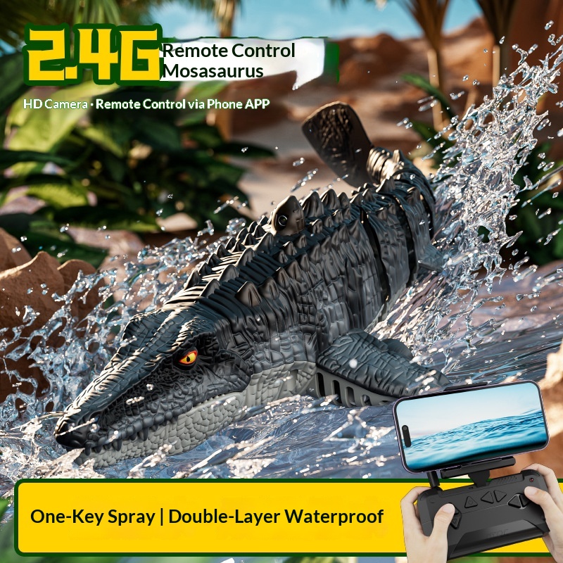 Hybrid Smartwatch - 4DRC S11 Remote Control Simulation Mosasaurus