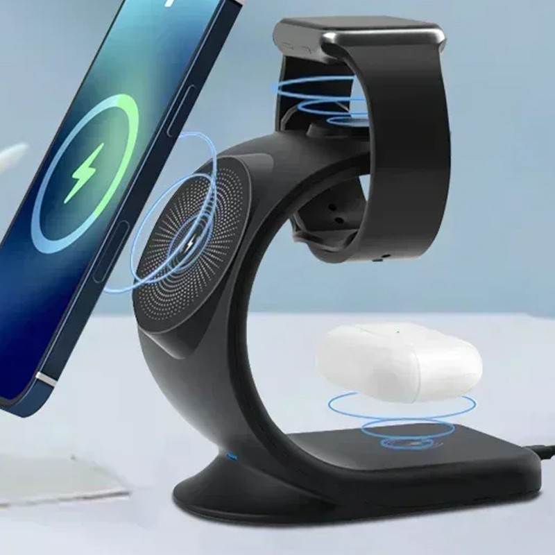 Smartwatch Watches Compatible With Iphone - Magnetic Wireless Charger 3 in 1