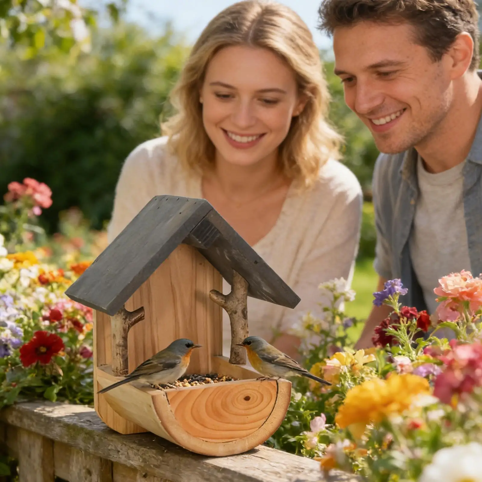 Wall Mount Wooden bird feeder  - Watches Original 评论和价格