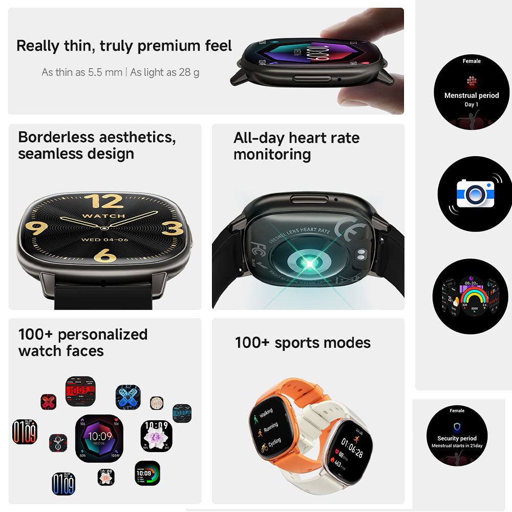 New Ultra-thin Fashion Smartwa - Smartwatch Stylish Watches For Women 评论和价格