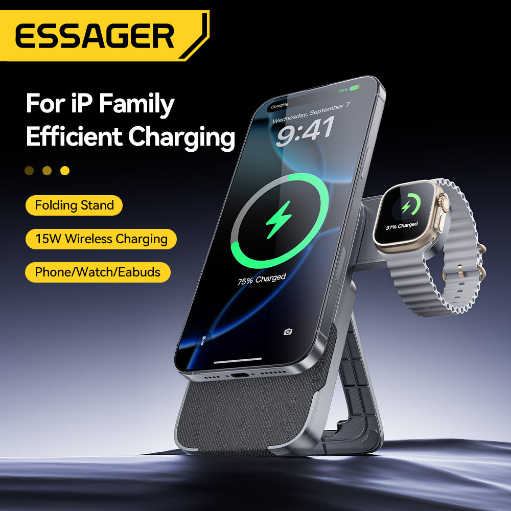 Essager 3-in-1 Portable Foldin - Smartwatch Watches Compatible With Iphone 评论和价格