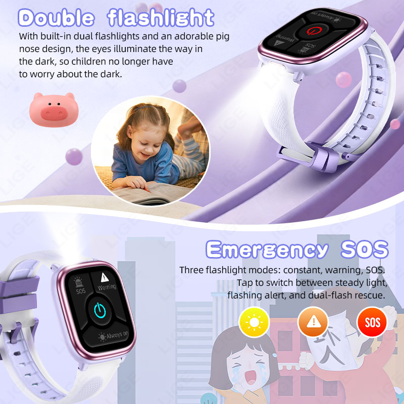 LIGE Children Girls Boys Prese - French Connection Watches Smartwatch App 评论和价格