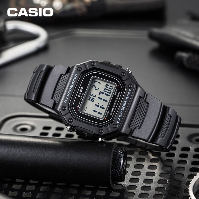 Original Casio W-218H-1A Digit - Vintage Digital Watch 评论和价格