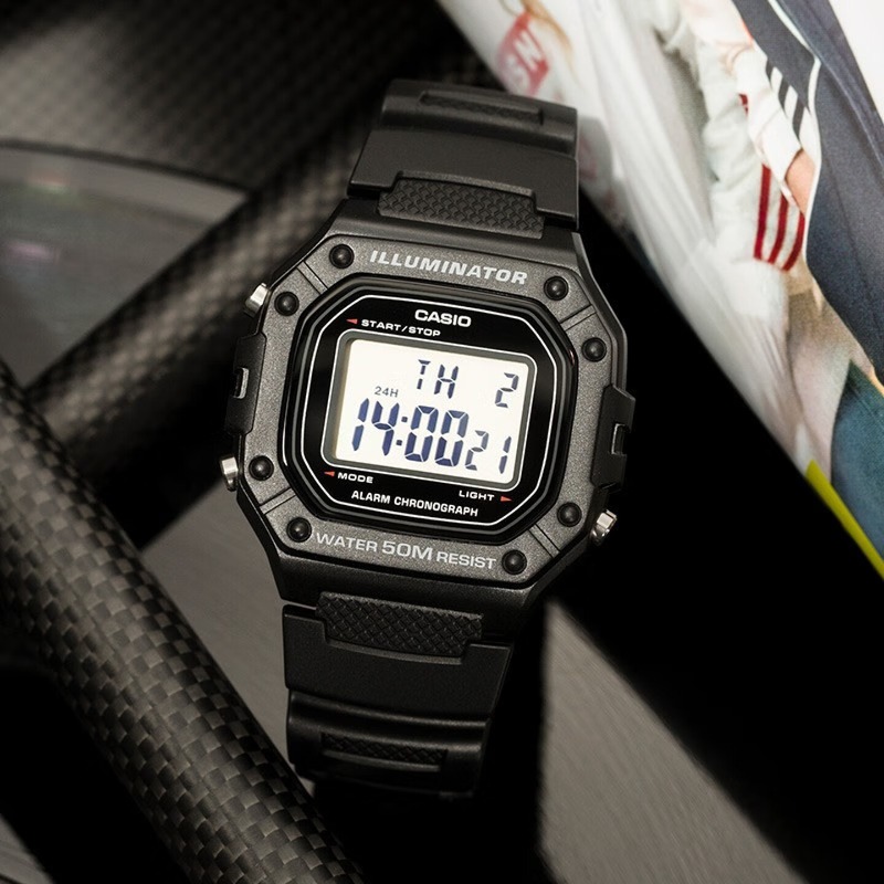 Original Casio W-218H-1A Digit - Vintage Digital Watch 评论和价格
