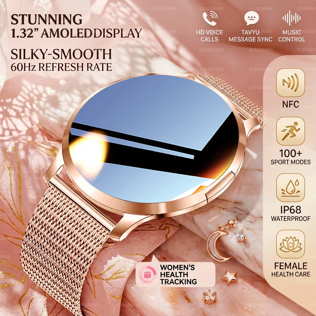 2026New Stylish Women NFC Smar - Smartwatch Stylish Watches For Women 评论和价格