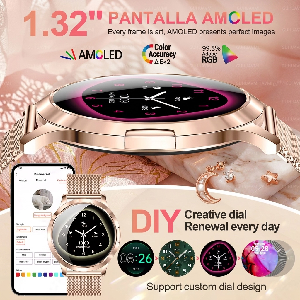 2026New Stylish Women NFC Smar - Smartwatch Stylish Watches For Women 评论和价格