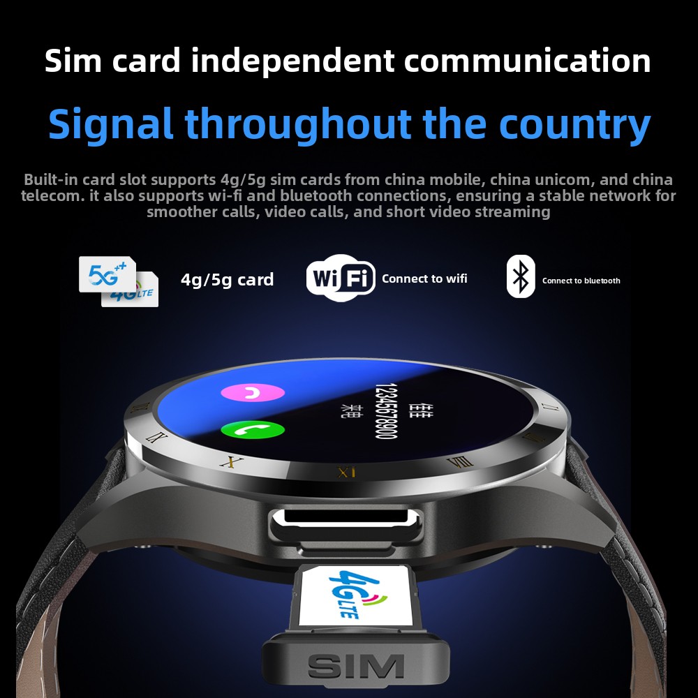 4G Smart Watch with SIM Card S - French Connection Watches Smartwatch App 评论和价格