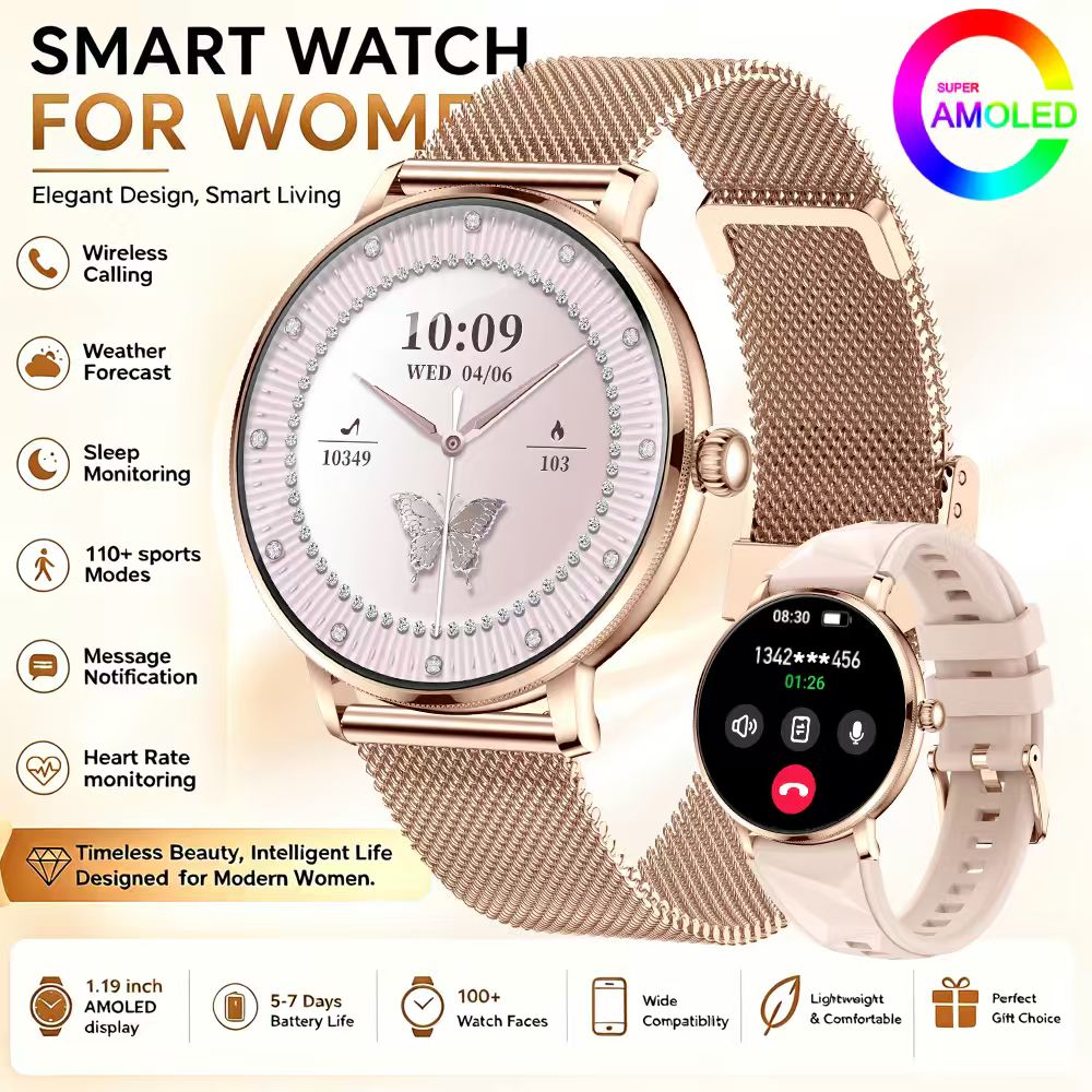 2026 model of military-grade s - Smartwatch Stylish Watches For Women 评论和价格