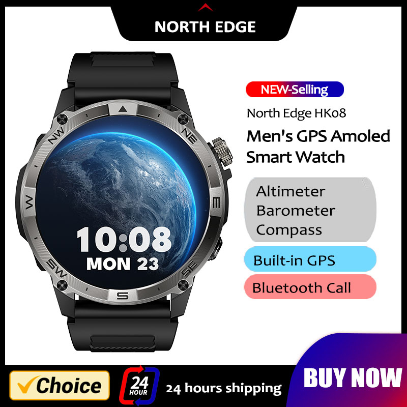 NORTH EDGE GPS Sports Smart Wa - Hybrid Smartwatch 评论和价格