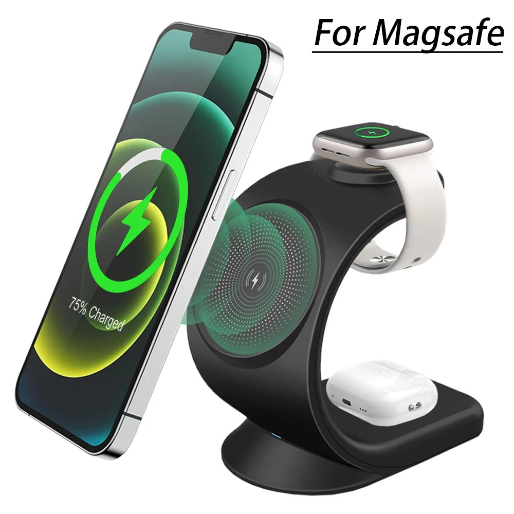 Magnetic Wireless Charger 3 in - Smartwatch Watches Compatible With Iphone 评论和价格