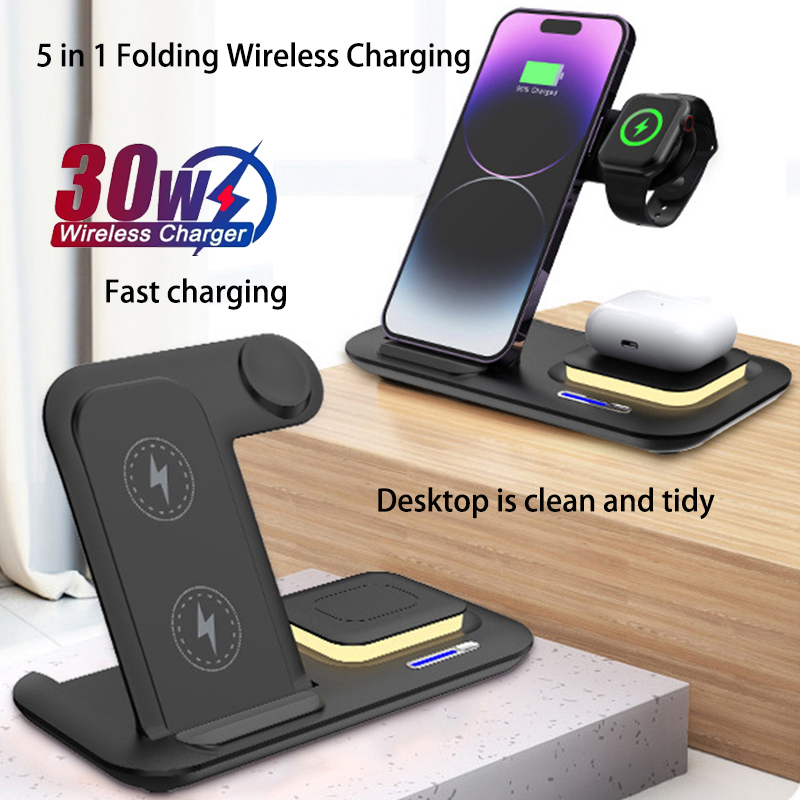 Hot 3 in 1 Foldable Wireless M - Smartwatch Watches Compatible With Iphone 评论和价格