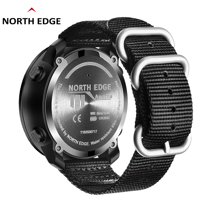 NORTH EDGE Watches For Men APA - Altimeter Compass Watch 评论和价格