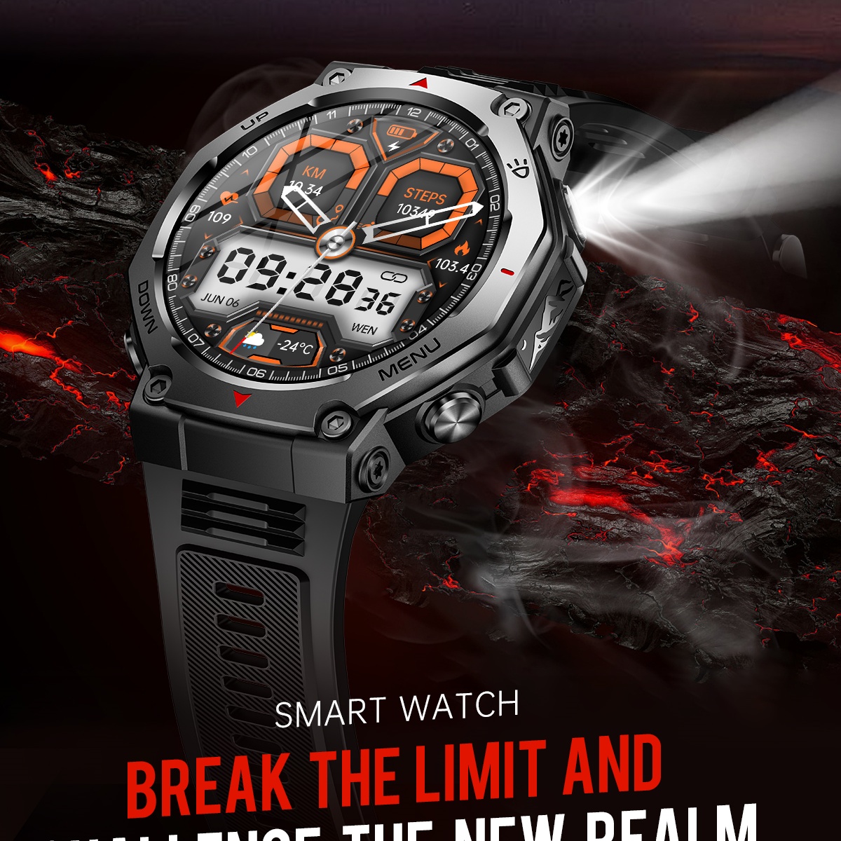VWAR T-Rex Ultra Smart Watch w - Watch Vs Amazfit 评论和价格