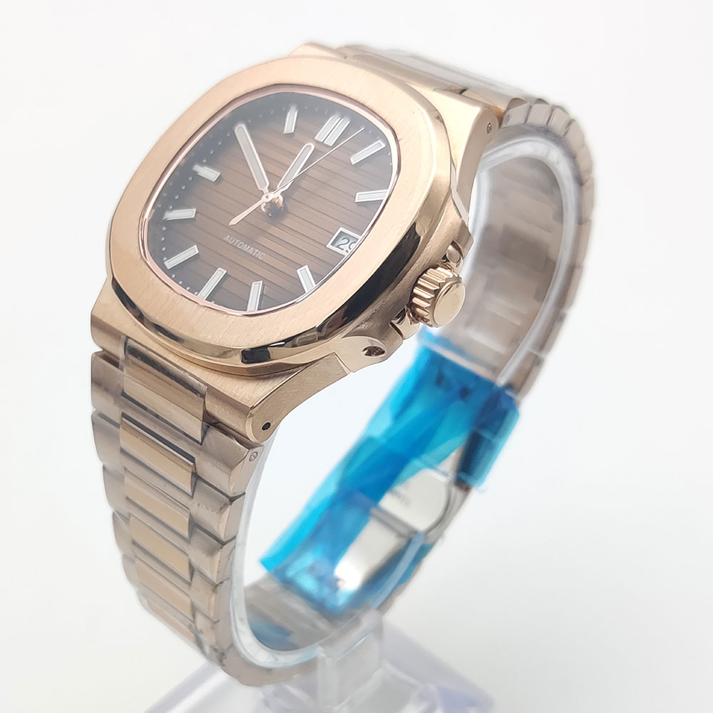 Luxury Rose Gold 40MM Square N - Patek Philippe Watch Nautilus 评论和价格