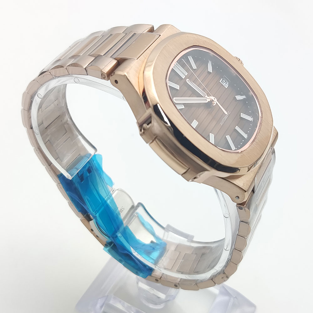 Luxury Rose Gold 40MM Square N - Patek Philippe Watch Nautilus 评论和价格
