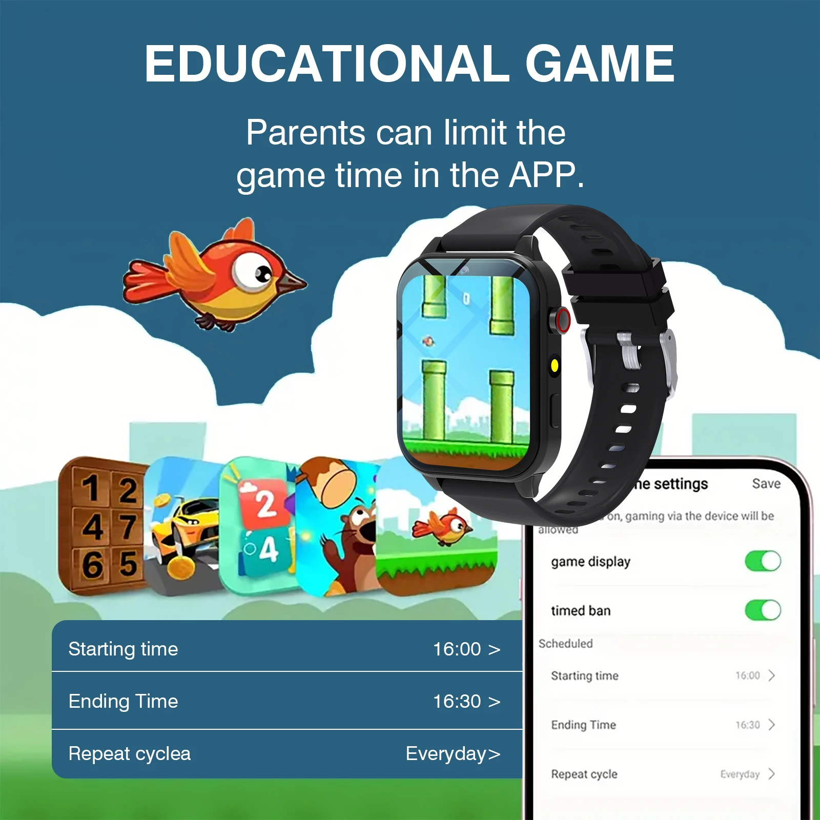 Kids′s Smart Watch 18 Games Ca - Smartwatch Watches Kids 评论和价格