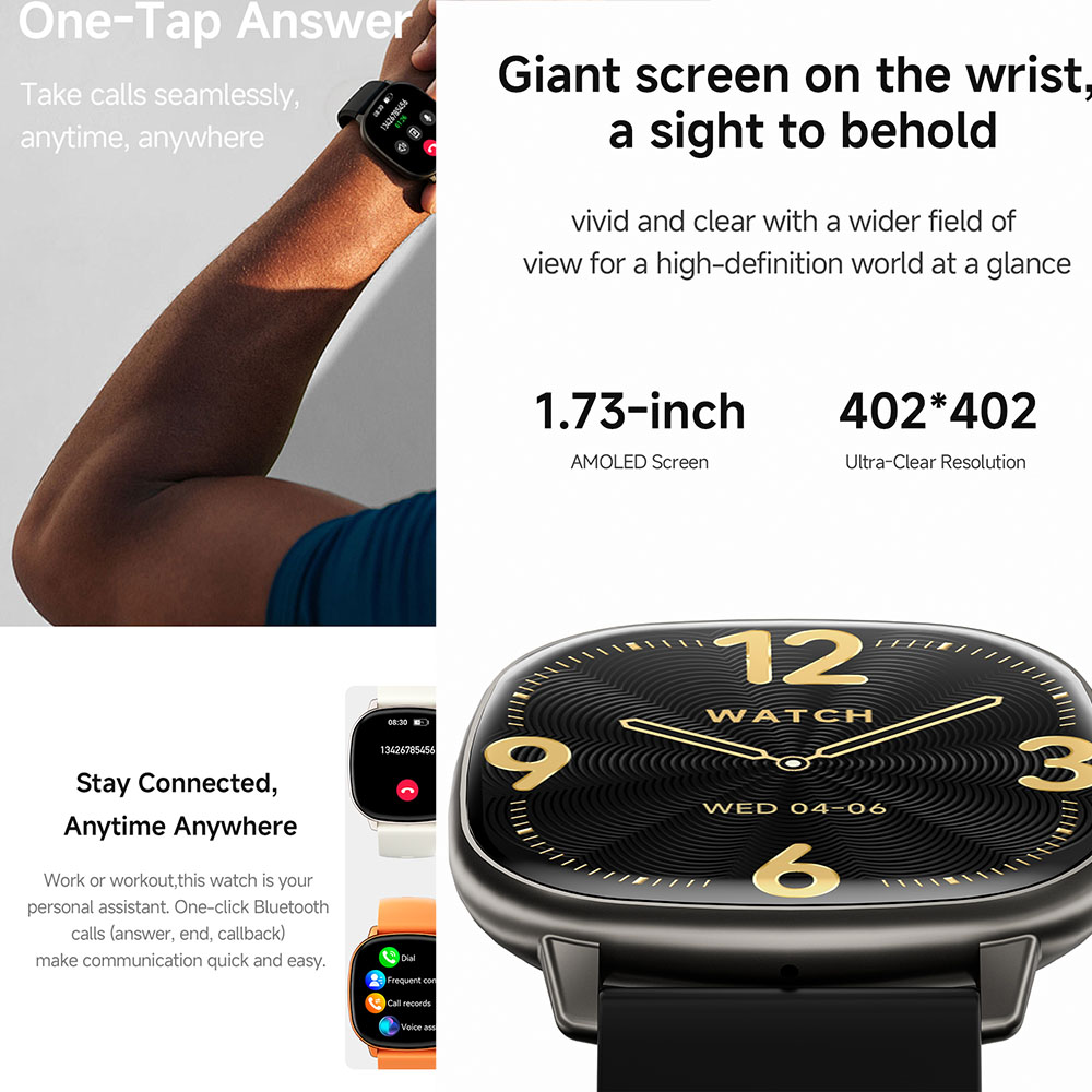 HD17 AIR AMOLED Fashion Smartw - Smartwatch Stylish Watches For Women 评论和价格