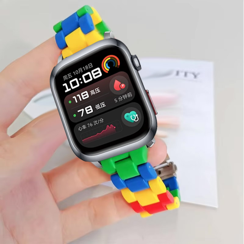 Stylish Candy Color Resin Stra - Smartwatch Stylish Watches For Women 评论和价格