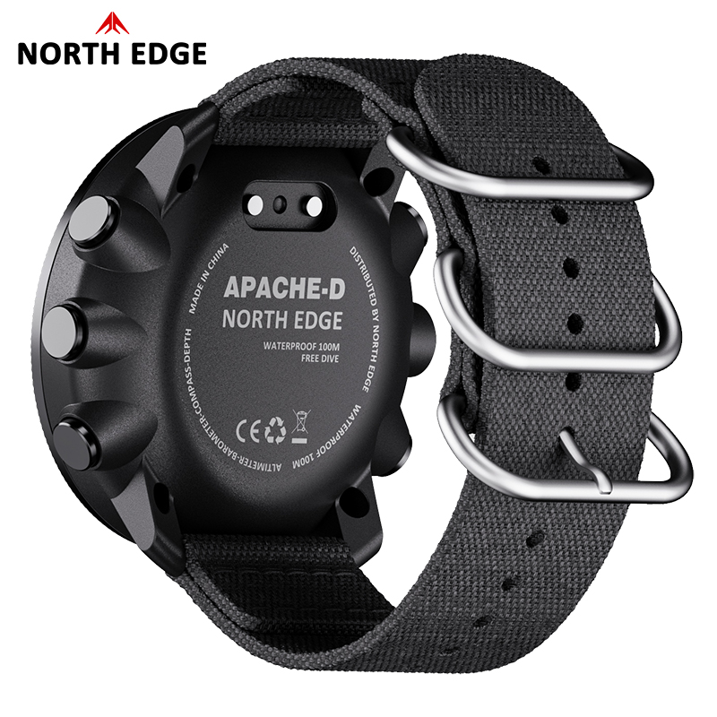 NORTH EDGE APACHE-D Men Free D - Altimeter Compass Watch 评论和价格