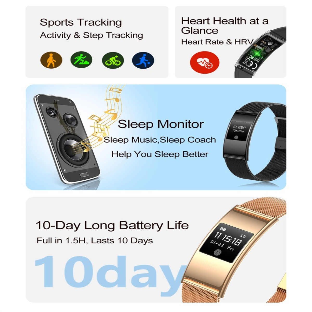 Ultra-Slim Stylish Smart Watch - Smartwatch Stylish Watches For Women 评论和价格
