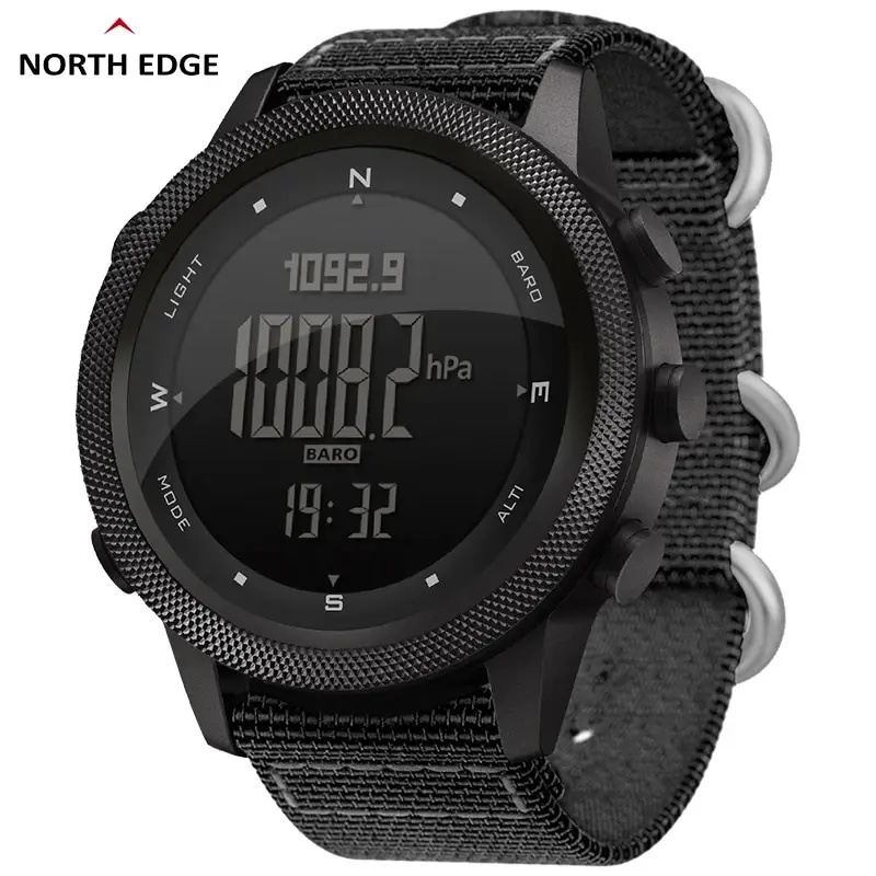 NORTH EDGE APACHE-46 Men Digit - Altimeter Compass Watch 评论和价格