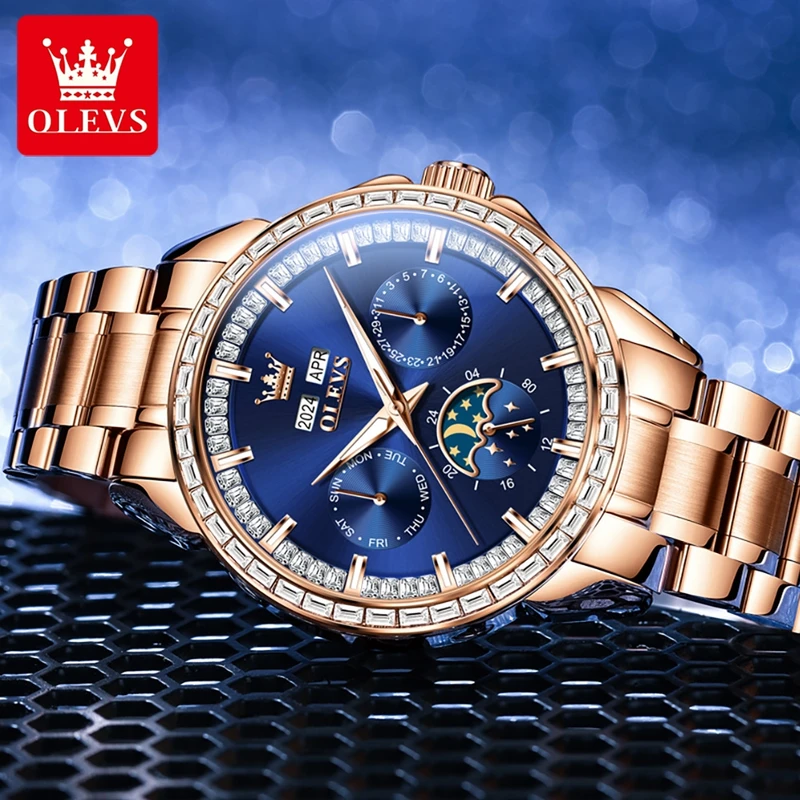OLEVS 6695 NEW Men's Watches F - Altimeter Compass Watch 评论和价格