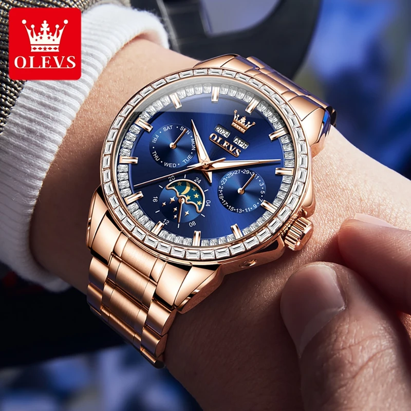 OLEVS 6695 NEW Men's Watches F - Altimeter Compass Watch 评论和价格