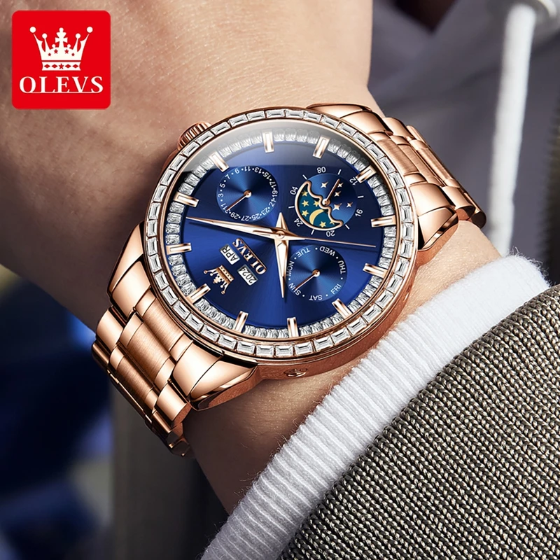 OLEVS 6695 NEW Men's Watches F - Altimeter Compass Watch 评论和价格