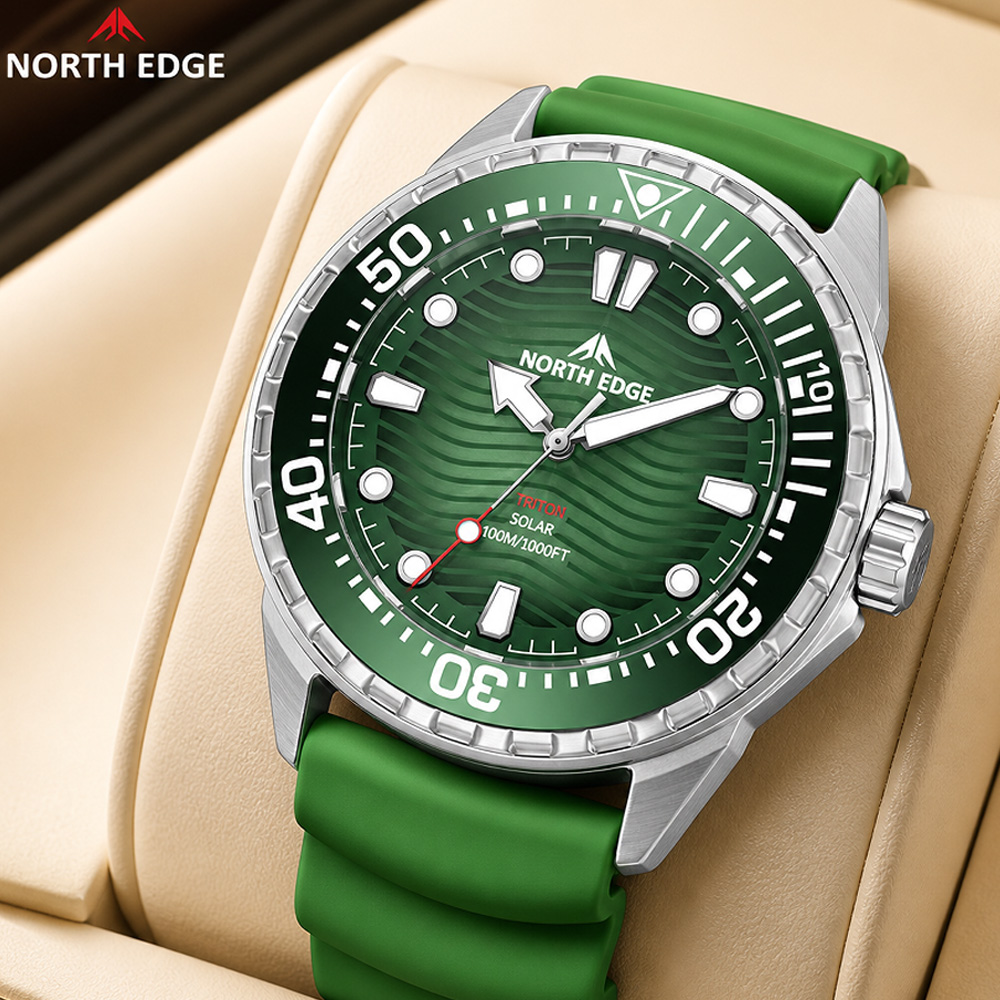 NORTH EDGE TRITON Solar Dive W - Altimeter Compass Watch 评论和价格