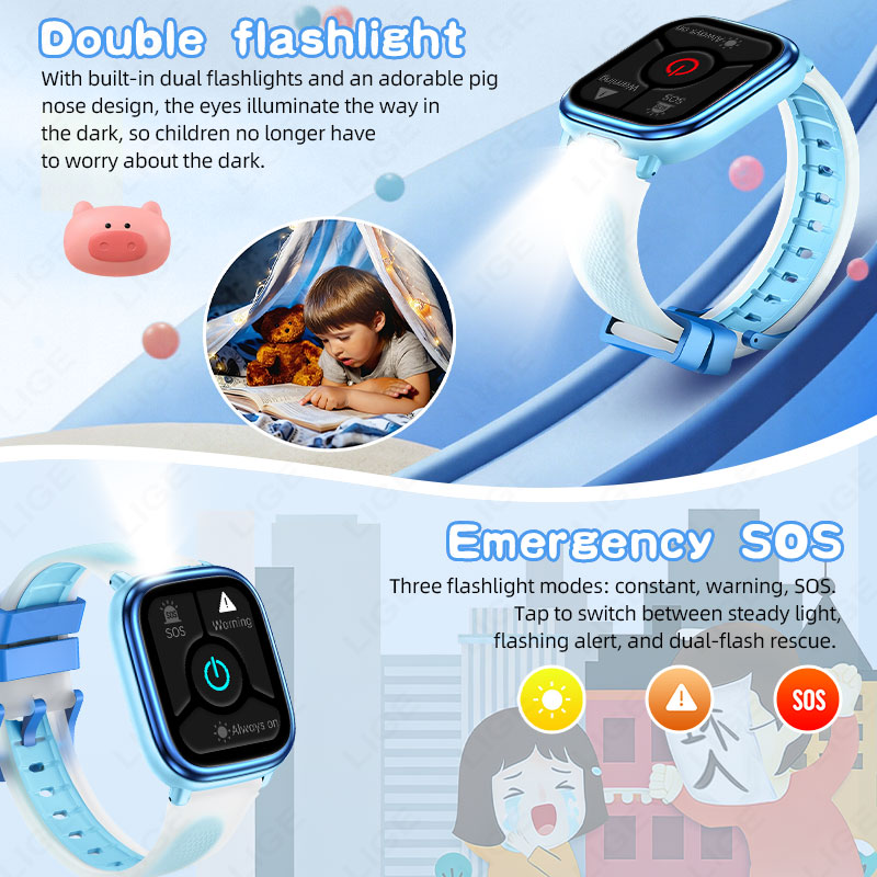 LIGE Kids Girls Boys Present S - French Connection Watches Smartwatch App 评论和价格