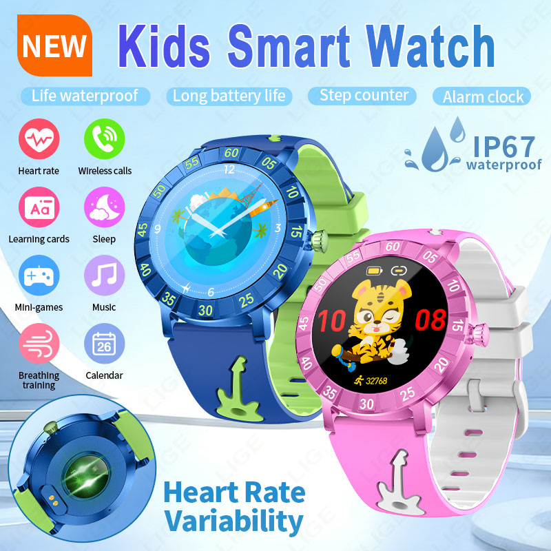 LIGE 2026 HRV Kids Smart Watch - Smartwatch Watches Useful Gift For Boys 评论和价格